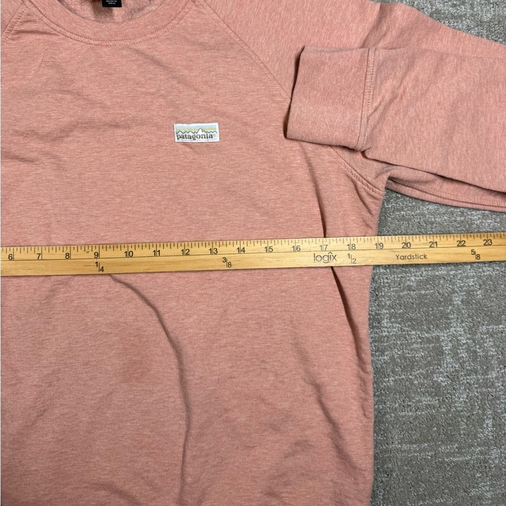 Patagonia Pastel organic Cotton Crewneck Long Sleeve Sweatshirt Women Size M - Picture 4 of 7